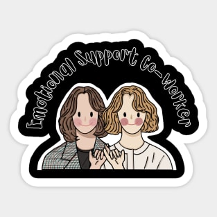 Emotional Support Sticker